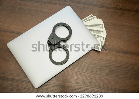 Drugs, business, crime, excitement, disease, addiction, breaking the law, prison, arrest, handcuffs, playing cards, syringe, dollars, finance, treatment, money, law, hryvnias, financial transactions