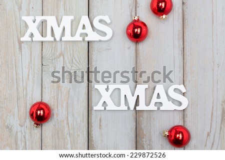 xmas background - simple letters with boot 