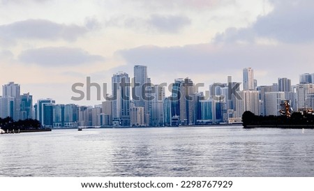 Al Majaz island , khaled lake, Sharjah. Sky line
