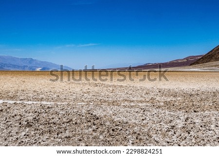 Colorful Death Valley National Park in the Spring time.