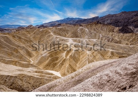Colorful Death Valley National Park in the Spring time. Royalty-Free Stock Photo #2298824389