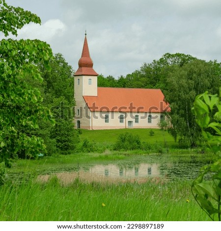 View of the Araisi Park. Latvia. Araisi.