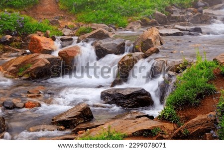 A beautiful picture of the river and water flow