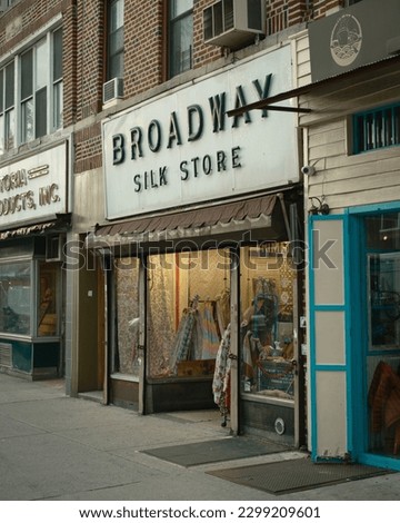Broadway Silk Store in Astoria, Queens, New York