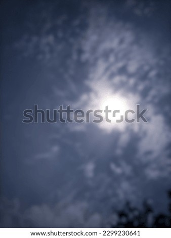 defocused abstract background of the moon shines brightly at night
