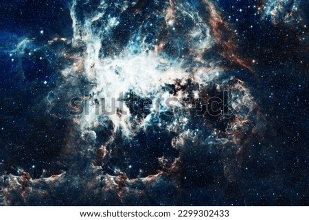 A beautiful galaxy in deep space. Elements of this image furnished NASA. High quality photo