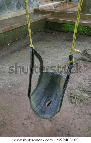children's swing from used car tires