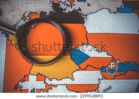 Germany world map background flag