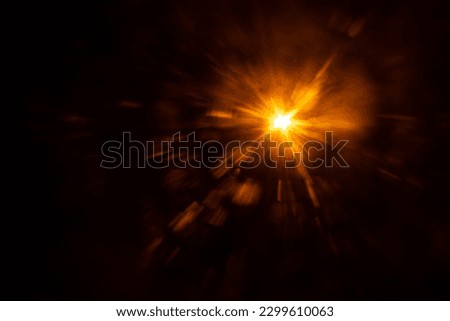 Abstract Natural Sun flare on the black Royalty-Free Stock Photo #2299610063