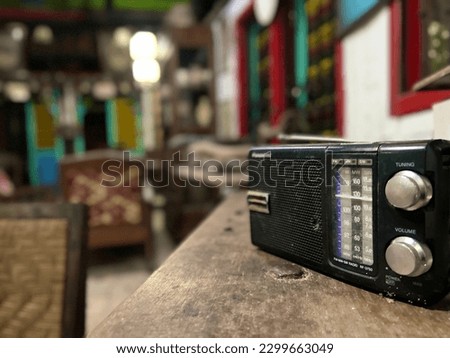 Memories of Vintage Radio in an Old Room