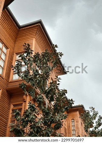 photo of wooden buildings and trees