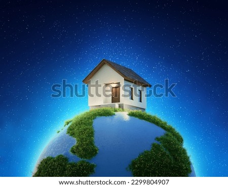 background House on this beautiful earth