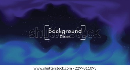 blue smoke background in outer space, like aurora at night