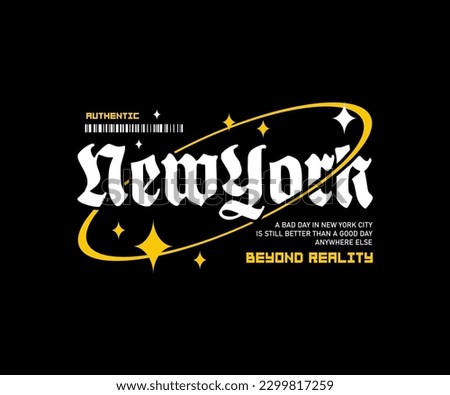 new york slogan simple vintage fashion, aesthetic graphic design for creative clothing, for streetwear and urban style t-shirts design, hoodies, etc