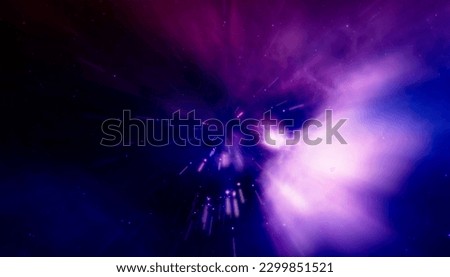 night sky and stars. Panorama view universe space shot of milky way galaxy with stars on a night sky background.