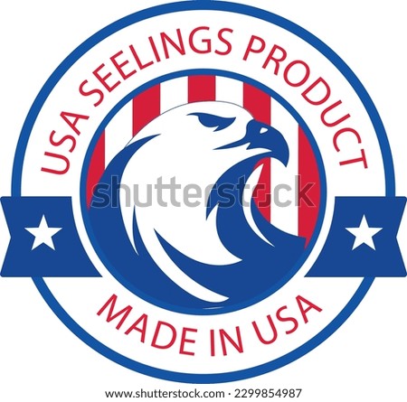 "Stars and Stripes Market: USA's Exquisite Product Logos for Sale!"