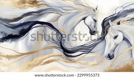 Abstract art vector illustration. Golden texture. Hand drawn vector illustration. Oil on canvas. Brushstrokes of paint. modern Art. Prints, wallpapers, posters, cards, murals, rugs, hangings, prints Royalty-Free Stock Photo #2299955373