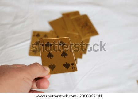 Close up image of Card games number 5