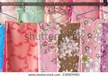 lace fabric variety of colors