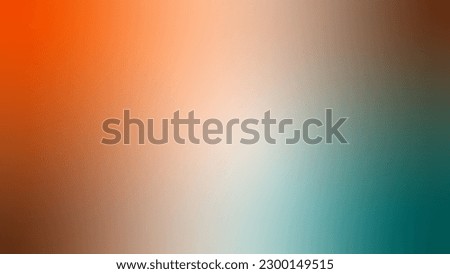 horizontal orange - brown - teal gradient background  Royalty-Free Stock Photo #2300149515