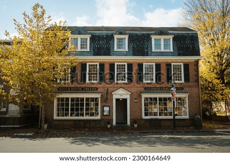 Booth House Tavern, New Castle, Delaware Royalty-Free Stock Photo #2300164649