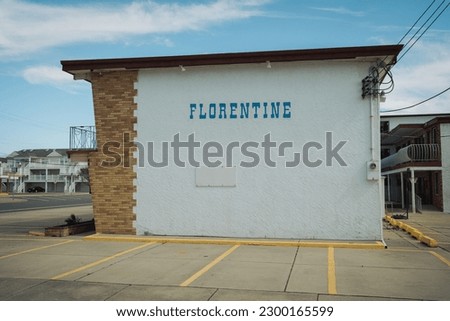 The Florentine Family Motel vintage sign, North Wildwood, New Jersey