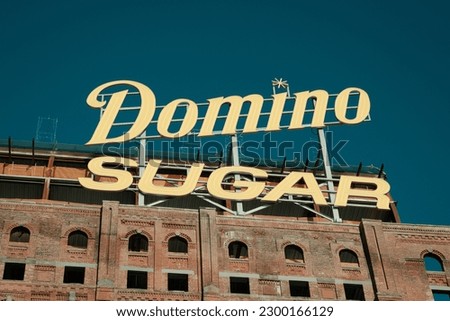 Domino Sugar sign, Brooklyn, New York