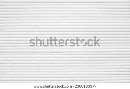 Texture of White Horizontal Striped Cement Wall. Wall Texture. Cement Texture. Horizontal Striped. white wall texture striped background       Royalty-Free Stock Photo #2300183379