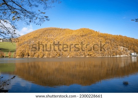 The lake of Santa Maria is an artificial reservoir located in the upper Apennines of Bologna, in the territory of the municipality of Castiglione dei Pepoli