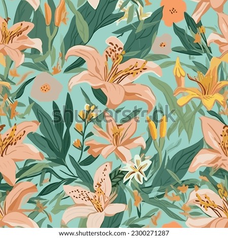 Seamless Colorful Orchid Pattern.

Seamless pattern of orchids in colorful style. Add color to your digital project with our pattern!