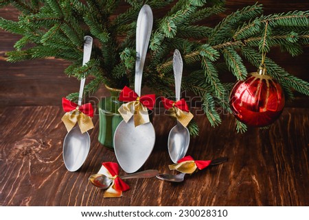 Christmas composition and decoration