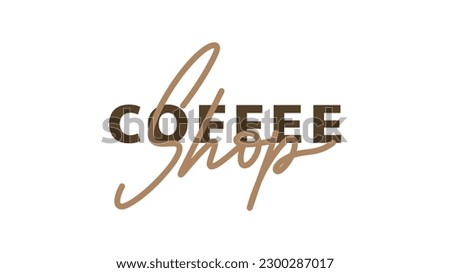 Coffee hand drawn  ,hand drawn elements , flat Modern design isolated on white background ,Vector illustration EPS 10