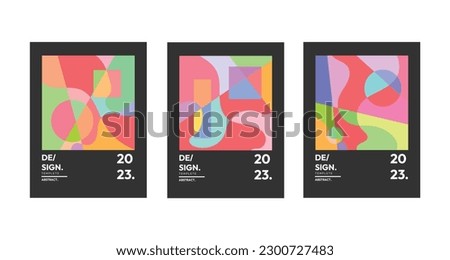 Vector Illustration geometric colorful liquid and fluid abstract for banner template