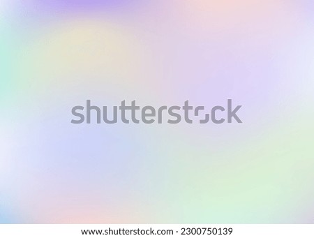 Holographic Texture. Fashion Light. Pearlescent Background. Iridescent Gradient. Retro Surface. Bright Mesh. Pop Holography Invitation. Purple Neon Gradient. Violet Holographic Texture Royalty-Free Stock Photo #2300750139