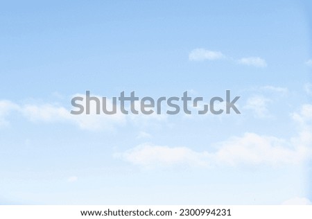 picture of blue sky in France, spring season