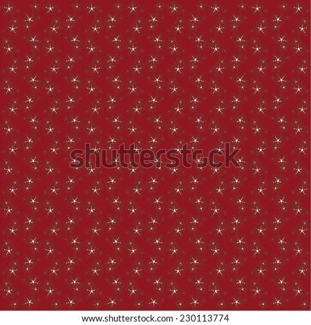 red background with stars