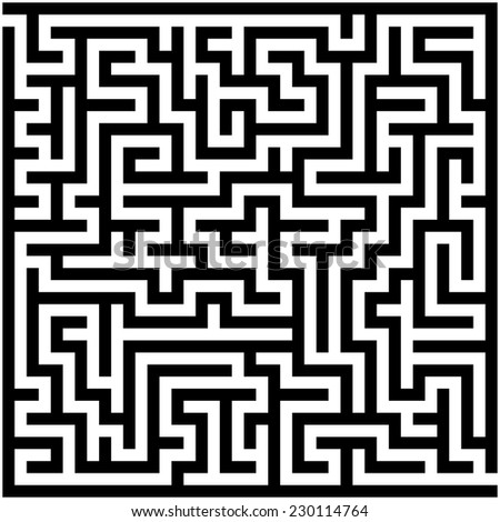 Abstract vector labyrinth