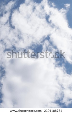 The clouds. Sky. Wallpaper - decor. Floating clouds in the blue sky.