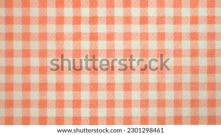 Abstract orange Japanese paper stripes checkered texture for the background.
Red gingham tablecloth pattern seamless.
top view