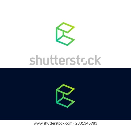 Letter C logo icon design template elements. Vector color sign.