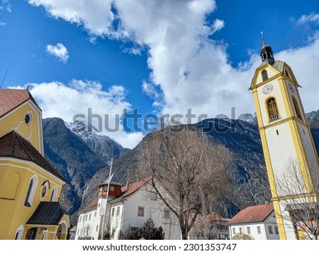 Architecture of Zams (Tirol, Austria) Royalty-Free Stock Photo #2301353747