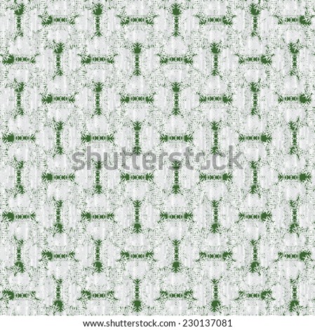 decorative abstract  background with green and white shapes,