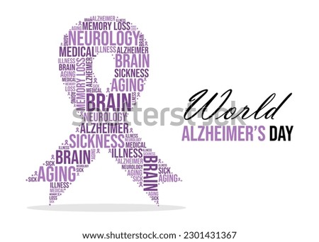 World alzheimer day poster design 
