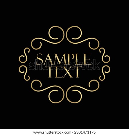 This is a luxury frame antique frame vector.