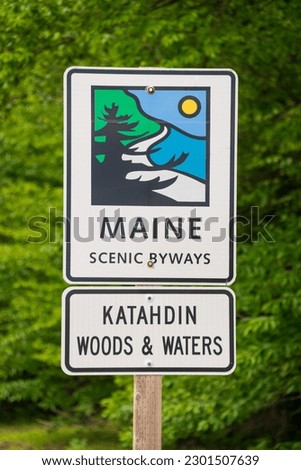 Maine North Woods Region in Ashland Royalty-Free Stock Photo #2301507639