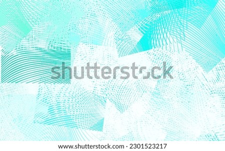 Light Green vector background with lines. Smart illustration in abstract style with gradient lines.  New composition for your brand book.