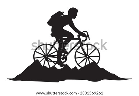 Cycling vector cycle vector art
