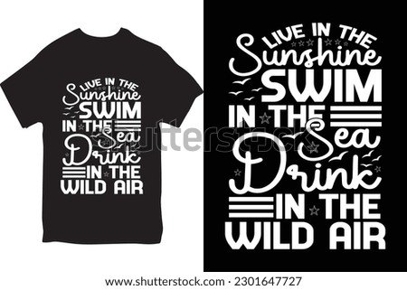 Summer T-shirt Design, Summer paradise, Surfing Paradise, Break The Waves, Sea Beach, California Beach, Santa Monica Beach, Enjoy Great Summer, T-shirt, Typography T-shirt Design