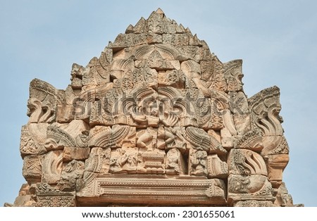 The Khmer Temple of Phnom Rung, Built Atop a Volcano in Buriram Province, Thailand Royalty-Free Stock Photo #2301655061