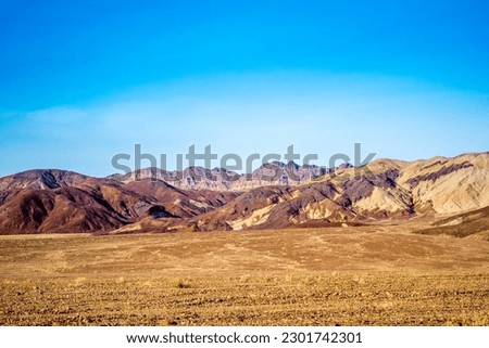 Mountain Ridges in Death Valley National Park Royalty-Free Stock Photo #2301742301